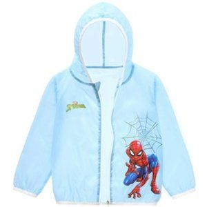NWT marvel boy's blue size 5-6 UVprotection jacket